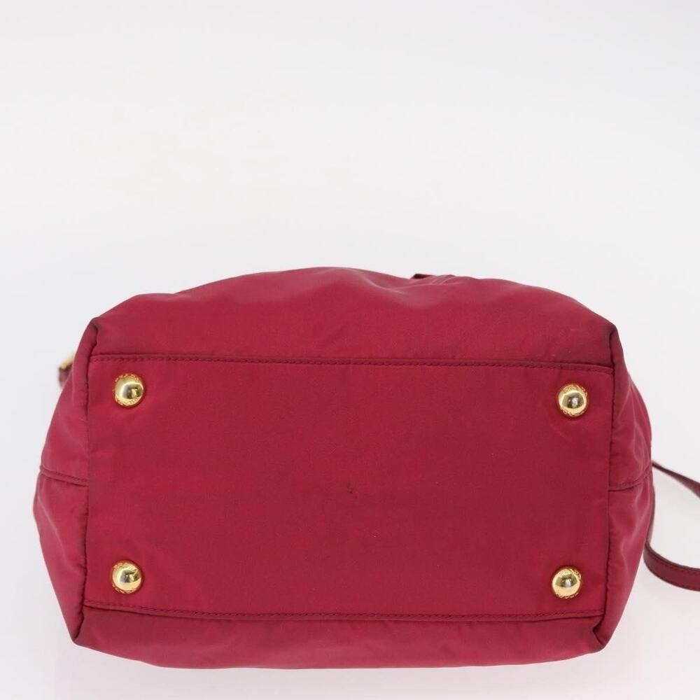 Prada Nylon Ribbon Handbag Red - Picture 6 of 16
